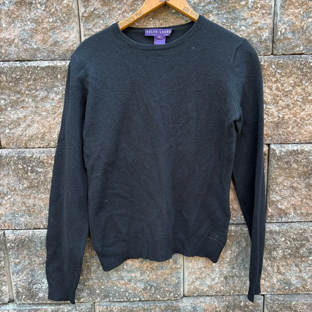 Polo Ralph Lauren Purple Label Cashmere Crewneck Sweater